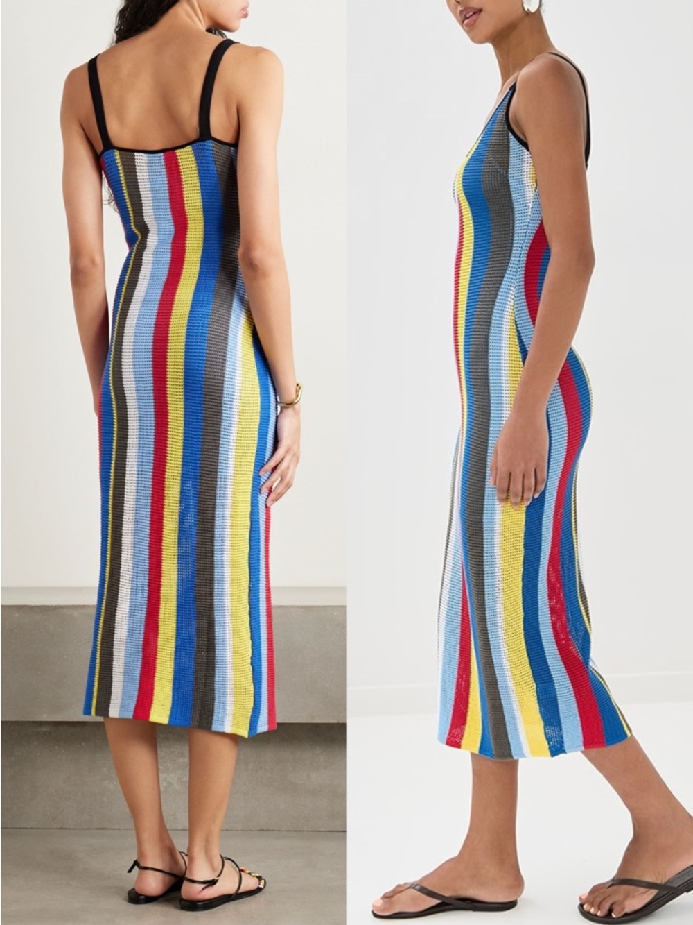 STAUD Jessica Midi Dress - NWT - Picture 3 of 12